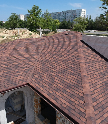 Bitumen Shingles, Series Premium, Collection Geneva, Color Coffee - 6