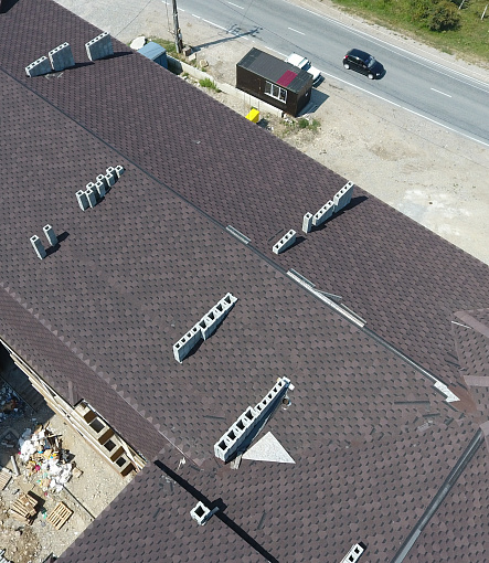 Bitumen Shingles, EUROPA, KARAT, Brown - 6