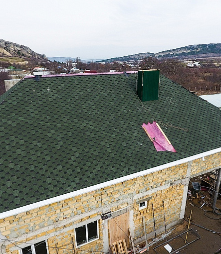 Bitumen Shingles, STANDARD, HONEYCOMB, Green - 7