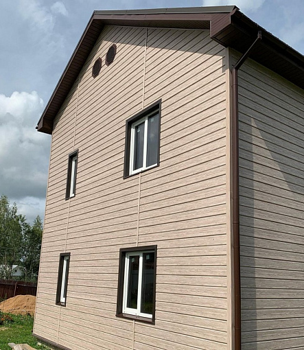 Siding, Series Lux, Type WOODEN BEAM, Color Walnut - 3