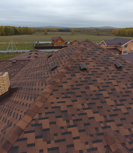 Bitumen Shingles, Series Premium, Collection Genoa, Color Coffee - 122