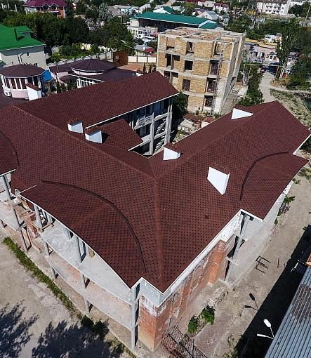 Bitumen Shingles, STANDARD, HONEYCOMB, Red - 5