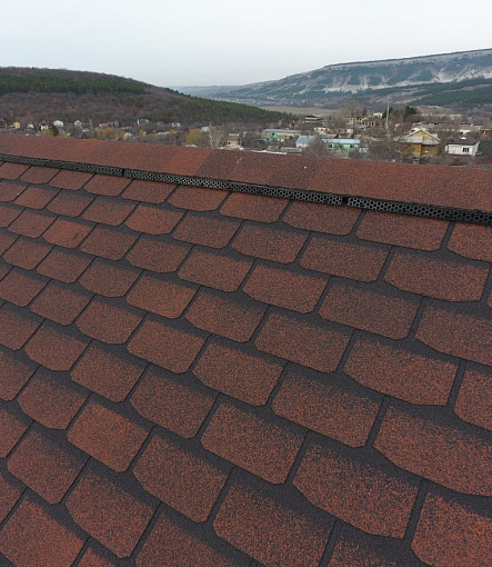 Bitumen Shingles, Series Premium, Collection Geneva, Color Chile - 46