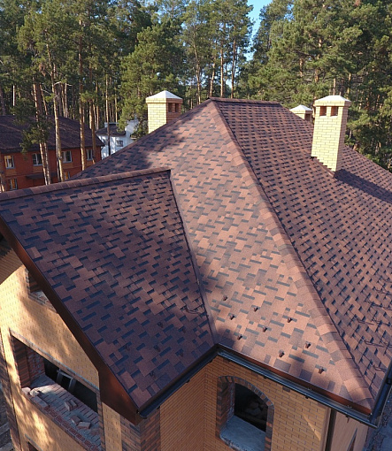 Bitumen Shingles, Series Premium, Collection Genoa, Color Coffee - 1