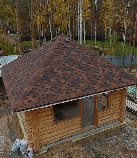 Bitumen Shingles, PREMIUM, GRANADA, Coffee - 5
