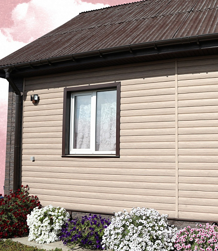 Siding, Series Lux, Type BLOCKHOUSE, Color Cedar - 4