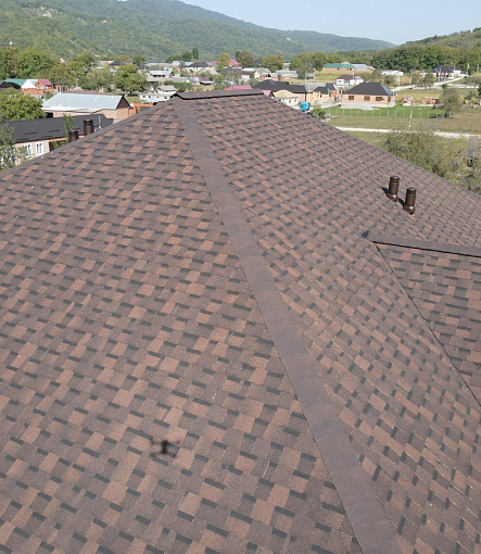 Bitumen Shingles, Series Dragon Premium, Color Chestnut - 2