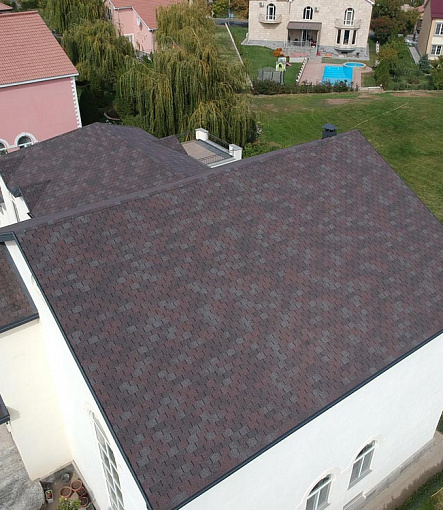 Bitumen Shingles, PREMIUM, ZURICH, Raisin - 2