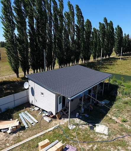 Bitumen Shingles, STANDARD, HONEYCOMB, Grey - 1