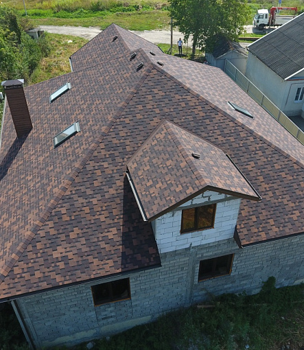 Bitumen Shingles, Series Premium, Collection Genoa, Color Cocoa - 13