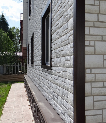 Facade panels, Series Premium, Collection Burg, Color White - 2