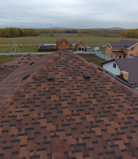 Bitumen Shingles, Series Premium, Collection Genoa, Color Coffee - 121