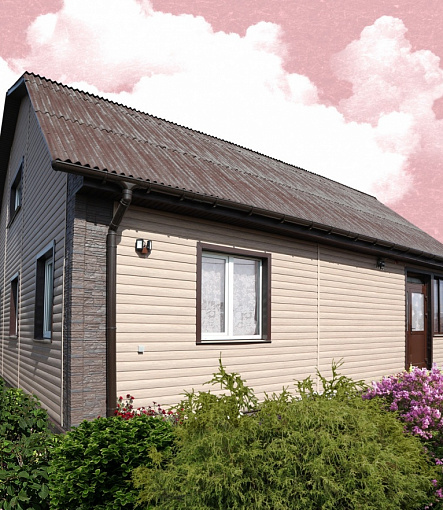 Siding, Series Lux, Type BLOCKHOUSE, Color Cedar - 1