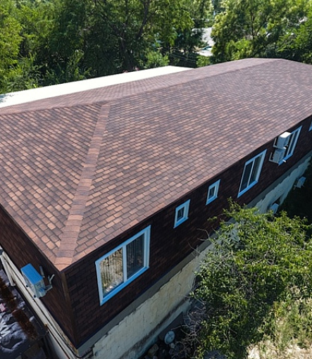 Bitumen Shingles, Series Premium, Collection Geneva, Color Coffee - 4