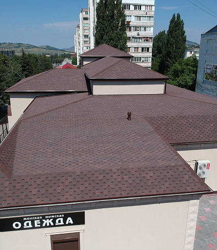 Bitumen Shingles, Series Standard, Collection Honeycomb, Color Brown - 17