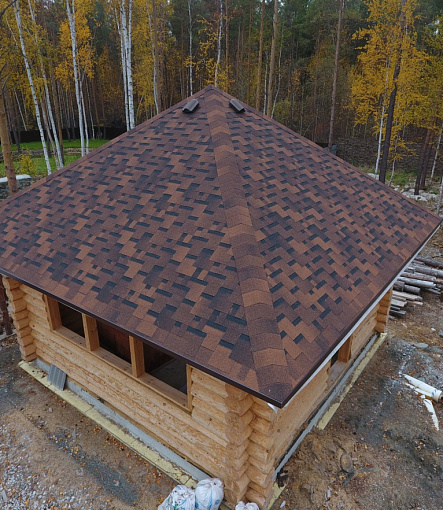 Bitumen Shingles, Series Premium, Collection Genoa, Color Coffee - 24