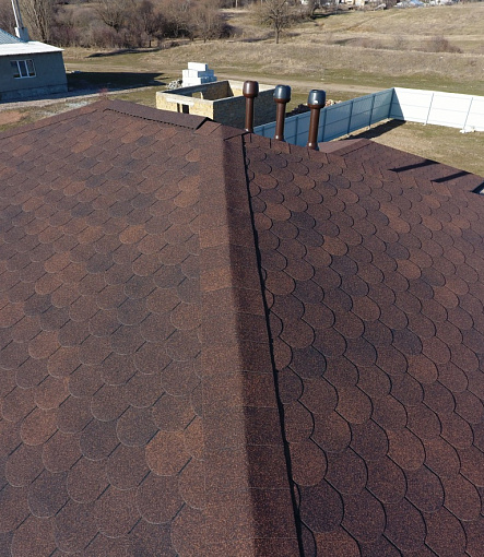 Bitumen Shingles, Series Standard, Collection Armor, Color Brown - 35