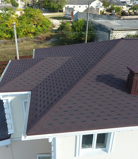 Bitumen Shingles, Series Premium, Collection Sheffield, Color Chestnut - 3