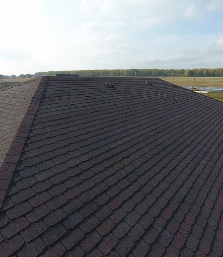 Bitumen Shingles, Series Premium, Collection Geneva, Color Raisins - 77