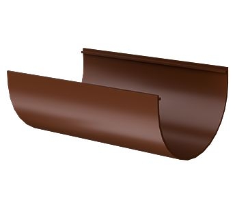 Жёлоб водосточный 1,5 м ПРЕСТИЖ Престиж (Prestige) Chestnut