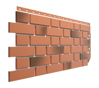 Facade panel Docke Флемиш (Flemish) Burnt red