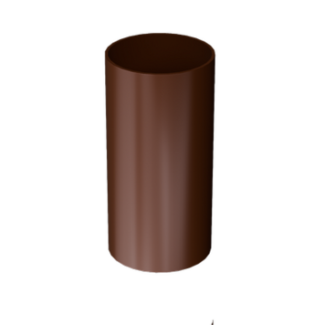 Труба водосточная 3 м Престиж Chestnut, (RAL 8017)