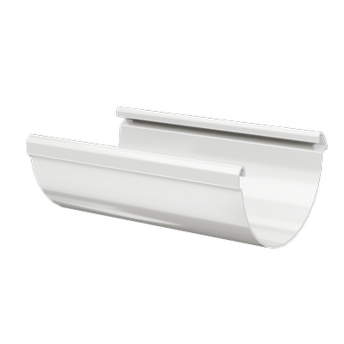 Gutter 3m Lux Ice cream, (RAL 9003)