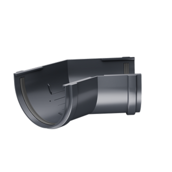 Corner element 135˚ Premium Graphite, (RAL 7024)