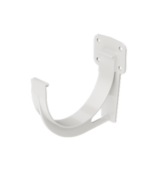 Gutter bracket (PVC) Premium Ice cream, (RAL 9003)
