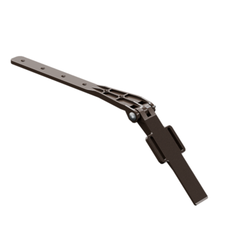Adjustable fastening element Сomfort Dark brown, (RAL 8019)