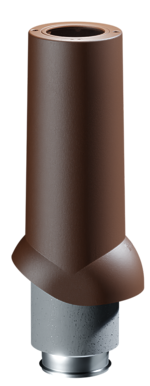 Ventilation outlet IZL-125/700/ Pipe Dark Brown