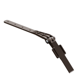 Adjustable fastening element Premium Chocolate, (RAL 8019)