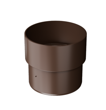 Pipe connector Сomfort Dark brown, (RAL 8019)