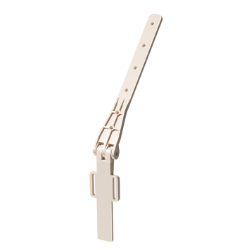 Adjustable fastening element Lux Latte, (RAL 1000)