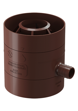 Universal Rainwater Collector Chestnut, (RAL 8017)