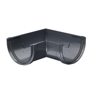 Corner element 90˚ Premium Graphite, (RAL 7024)