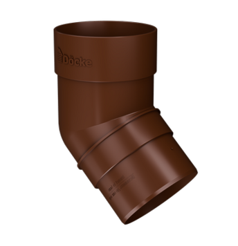 Pipe elbow 45˚ Premium Chestnut, (RAL 8017)