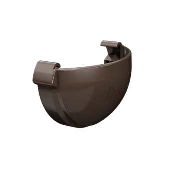 Gutter plug Lux Chocolate, (RAL 8019)