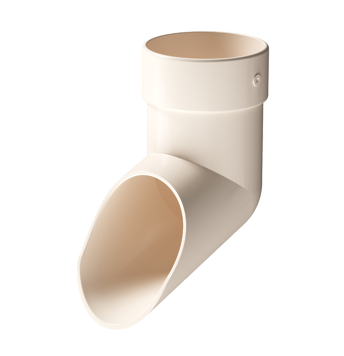 Down pipe shoe Lux Latte, (RAL 1000)