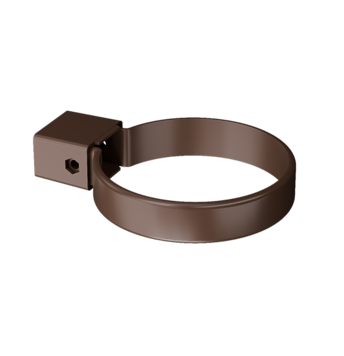 Universal clamp Сomfort Dark brown, (RAL 8019)