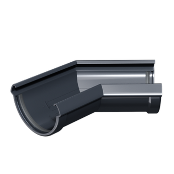 Corner element 135˚ Lux Graphite, (RAL 7024)