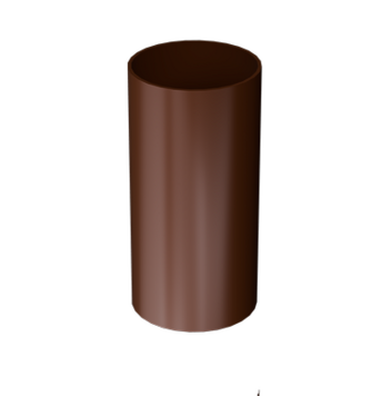 Pipe 3m Premium Chestnut, (RAL 8017)