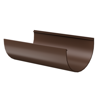 Gutter 2m Сomfort Dark brown, (RAL 8019)