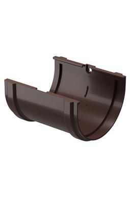 Gutter connector Premium Chocolate, (RAL 8019)
