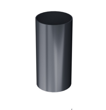 Pipe 3m Premium Graphite, (RAL 7024)