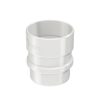 Pipe connector Lux Ice cream, (RAL 9003)