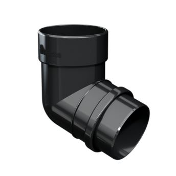 Pipe elbow 72˚ Lux Carbon, (RR-33)