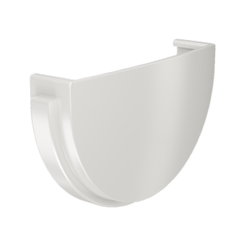 Заглушка для жёлоба Сomfort White, (RAL 9003)