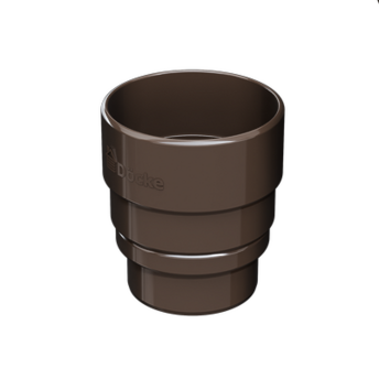 Pipe adapter Lux/Premium Chocolate, (RAL 8019)