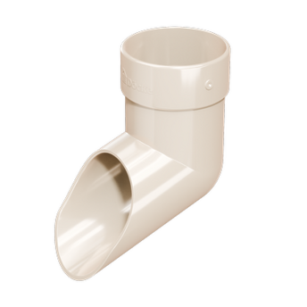 Down pipe shoe Lux Latte, (RAL 1015)